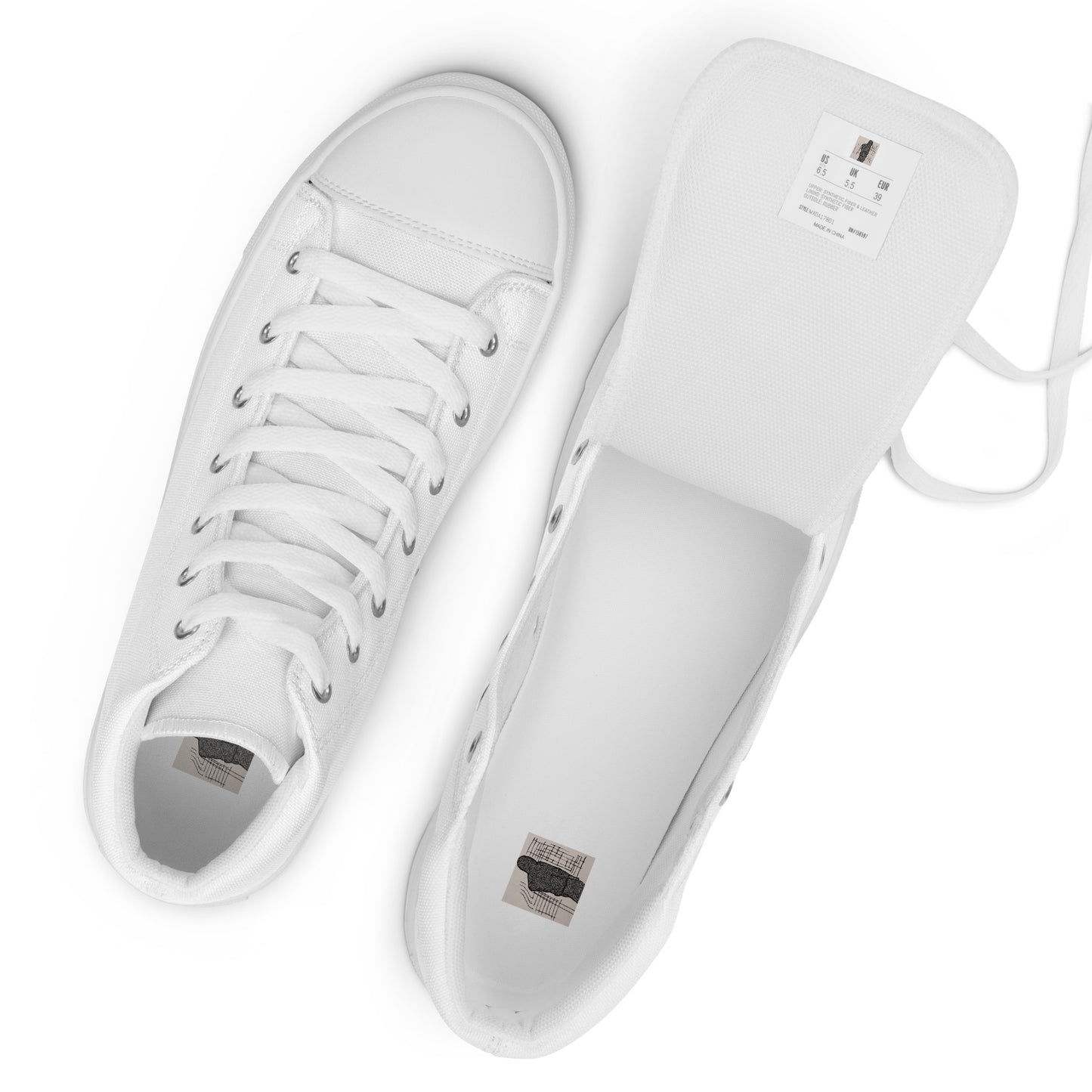 "TANJUN" Men's High-Top Shoes