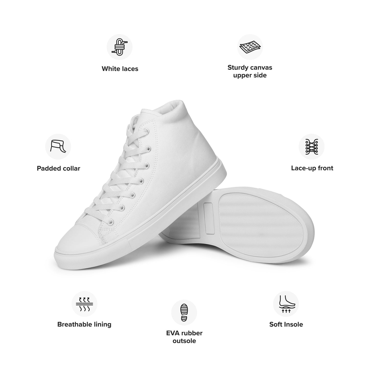 "TANJUN" Men's High-Top Shoes