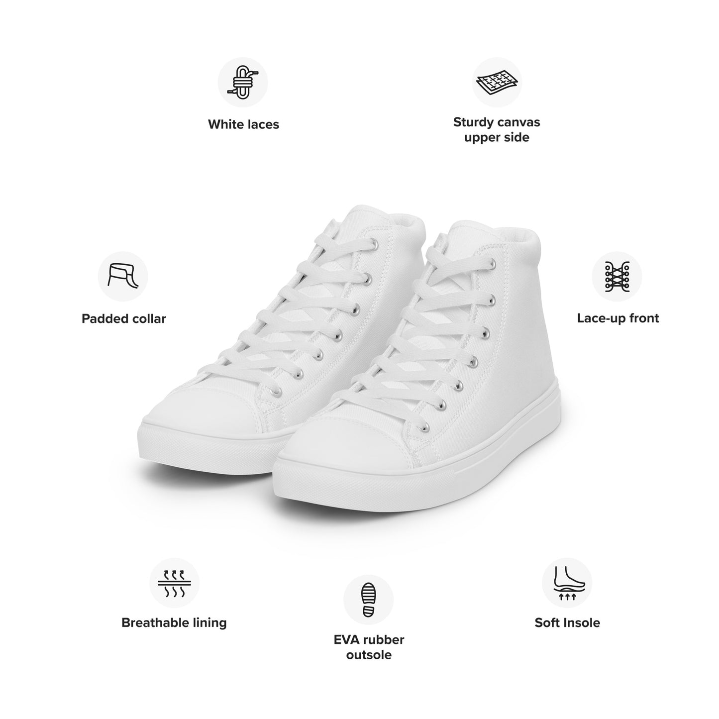 "TANJUN" Men's High-Top Shoes